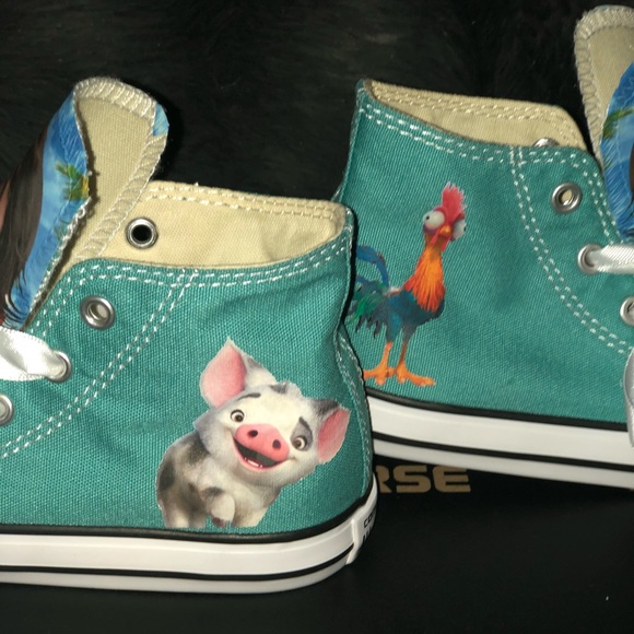 Custom Moana Converse BLING You choose color ๐ - Picture 4 of 8